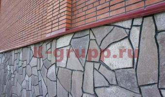 Стена, облицованная камнем. К-групп