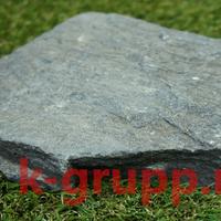 Камень сланец тёмно-зеленый толщина 4-5 см от К-групп фото