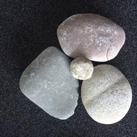 Крупная морская плоская галька "блины" от 7 Камней К-групп